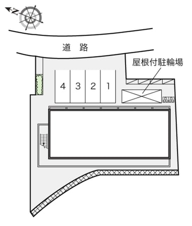 レオパレスパレス千里Aの物件外観写真